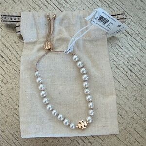 Tory Burch pearl slider bracelet